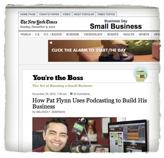 Pat in the New York Times Pat in the New York Times section "You're the Boss: The Art of Running a Small Business."
