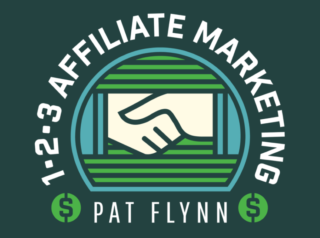 1•2•3 Affiliate Marketing logo with shaking hands