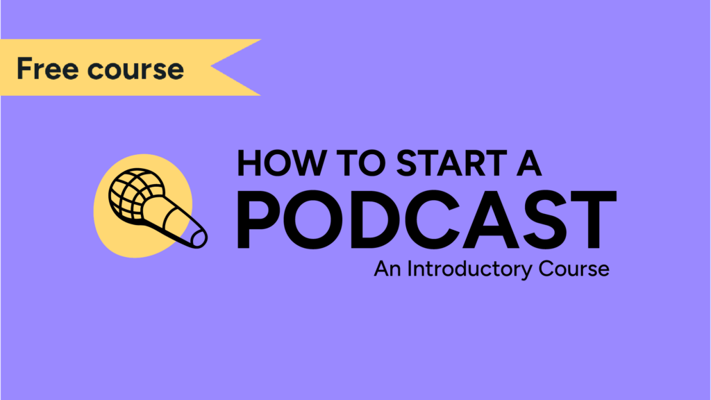 Smart Passive Income's How to Start a Podcast, an introductory course logo