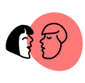 Icon of people talking