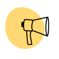Icon of a megaphone