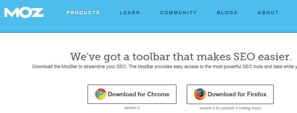 Mozbar Extension