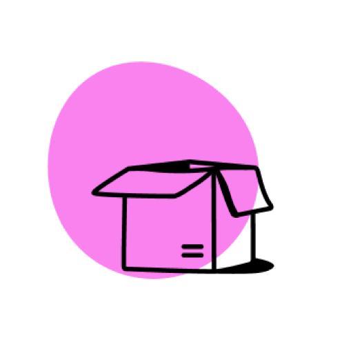 Icon of a box of items