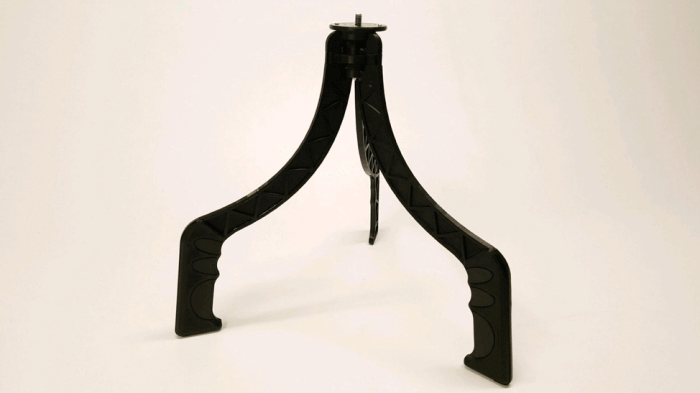 SwitchPod 3D prototype in open tripod position